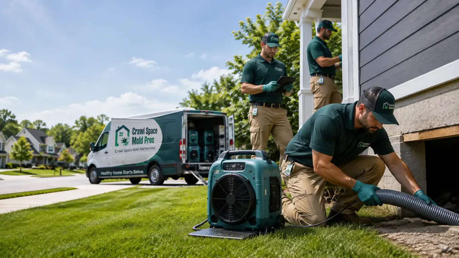 Crawl Space Mold Removal in Athelstane, WI